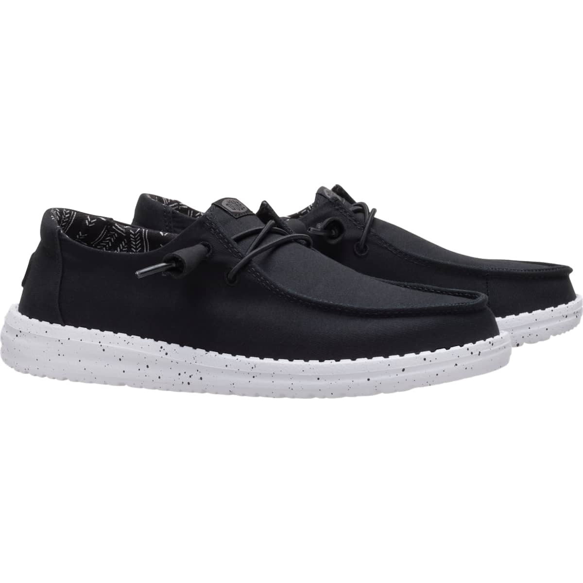 HEYDUDE Women Wendy Stretch Canvas, White, 9