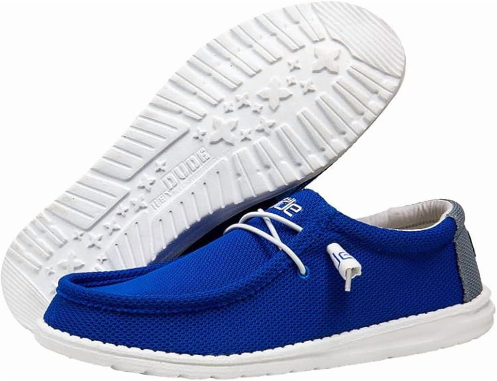 Hey Dude Wally Sox Go Blue Shoes