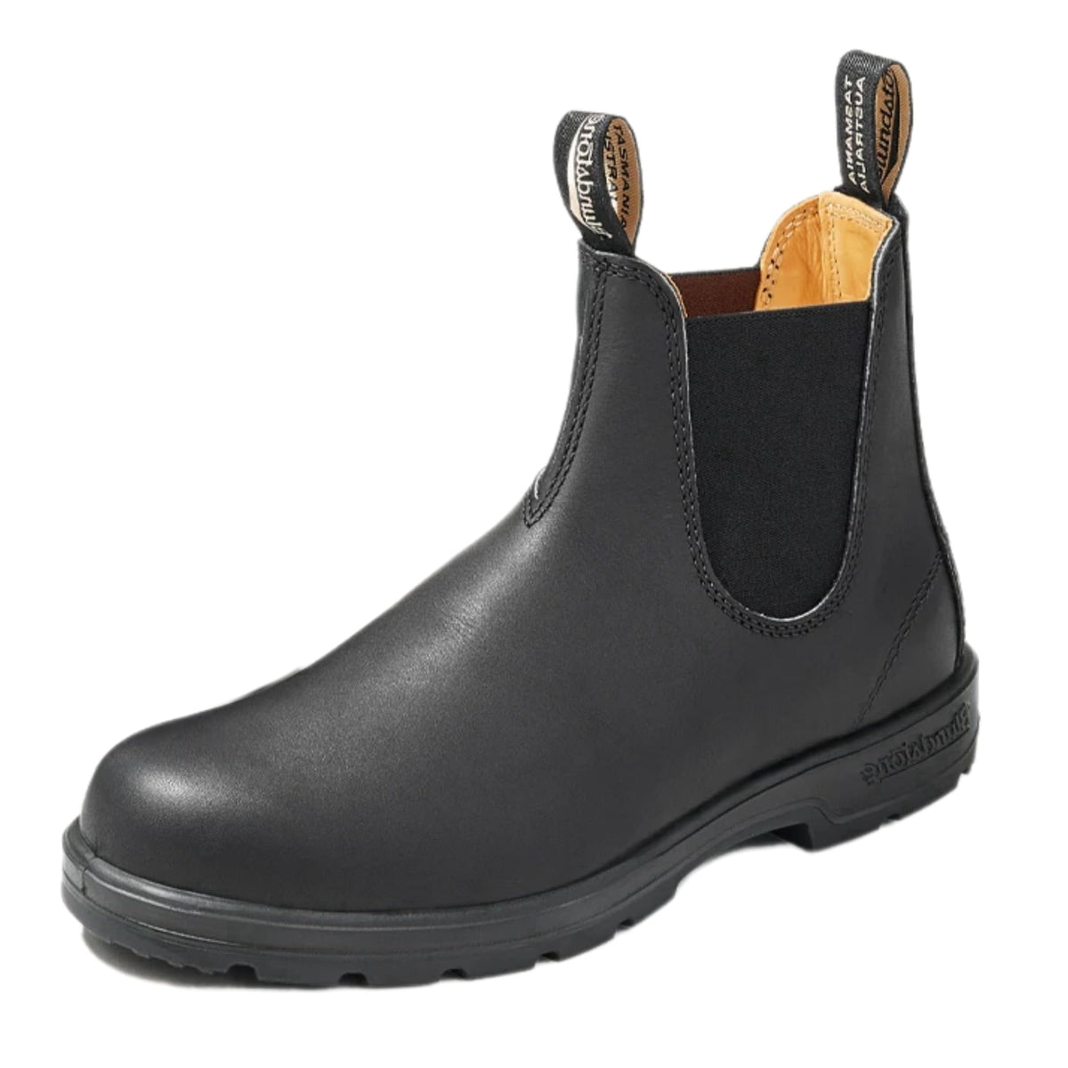 Blundstone 587 Unisex Classic Series Chelsea Boot for Men and Women with Shock Absorption and Premium Water Resistant Leather, Rustic Black, 6 US Men / 8 US Women / 5 AU - AUTHORIZED DEALER