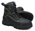 Blundstone Steel Toe Lace Up, Water & Puncture Resistant, Black, US size 10.5