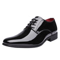 Bruno Marc Men's Faux Patent Leather Dress Shoes Classic Lace-up Formal Oxford BLACK CEREMONY-06 size 12