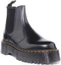 Dr Martens 2976 Quad Unisex Leather Chelsea Boot In Black Size 7.5 M