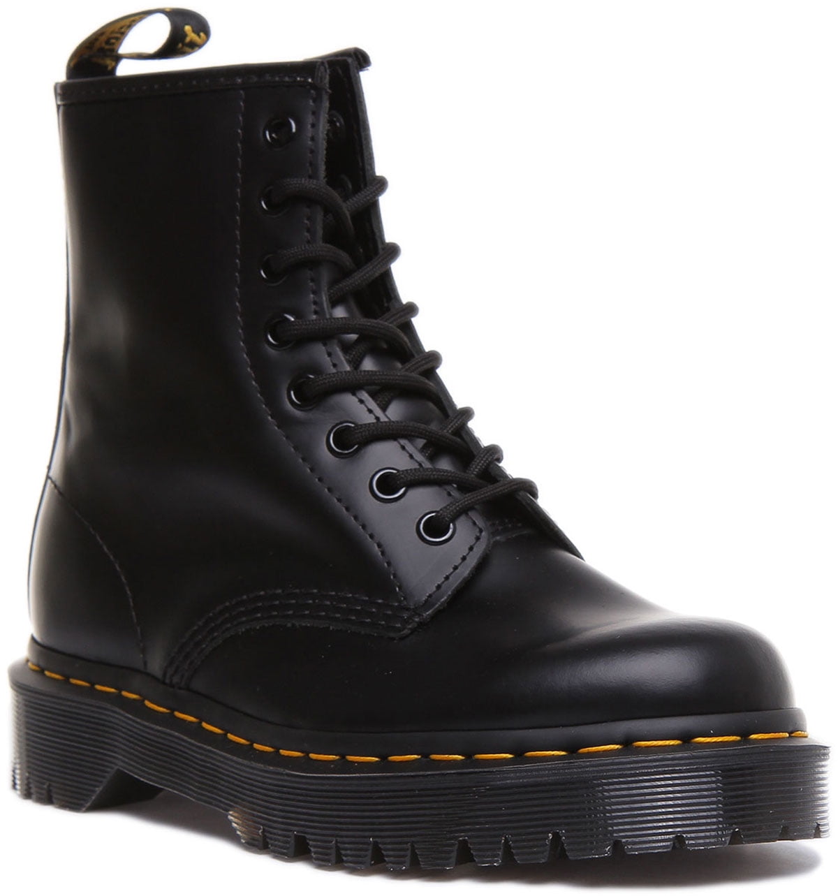 Dr. Martens 1460 Bex Platform Combat Boots, Black, Men’s 5 / Women’s 6