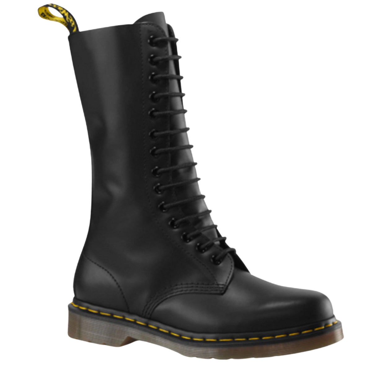 Dr. Martens Unisex 1914 14 Eye Lace Up Genuine Smooth Leather Boots Shoes