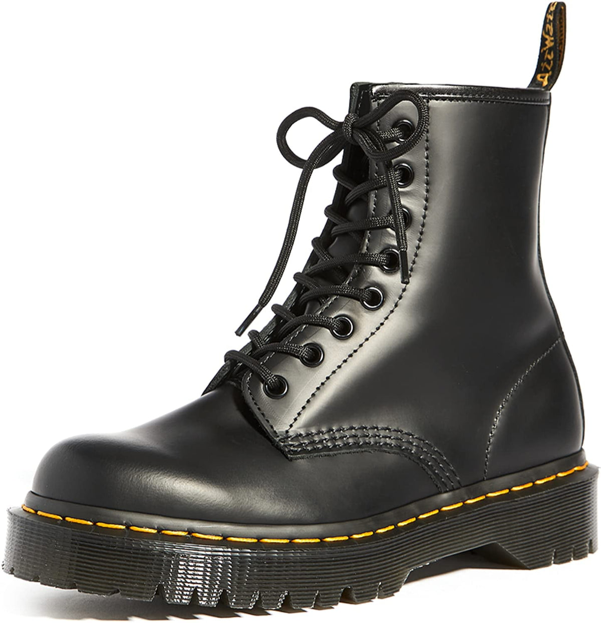 Dr. Martens 1460 Bex Platform Combat Boots, Black, Men’s 5 / Women’s 6