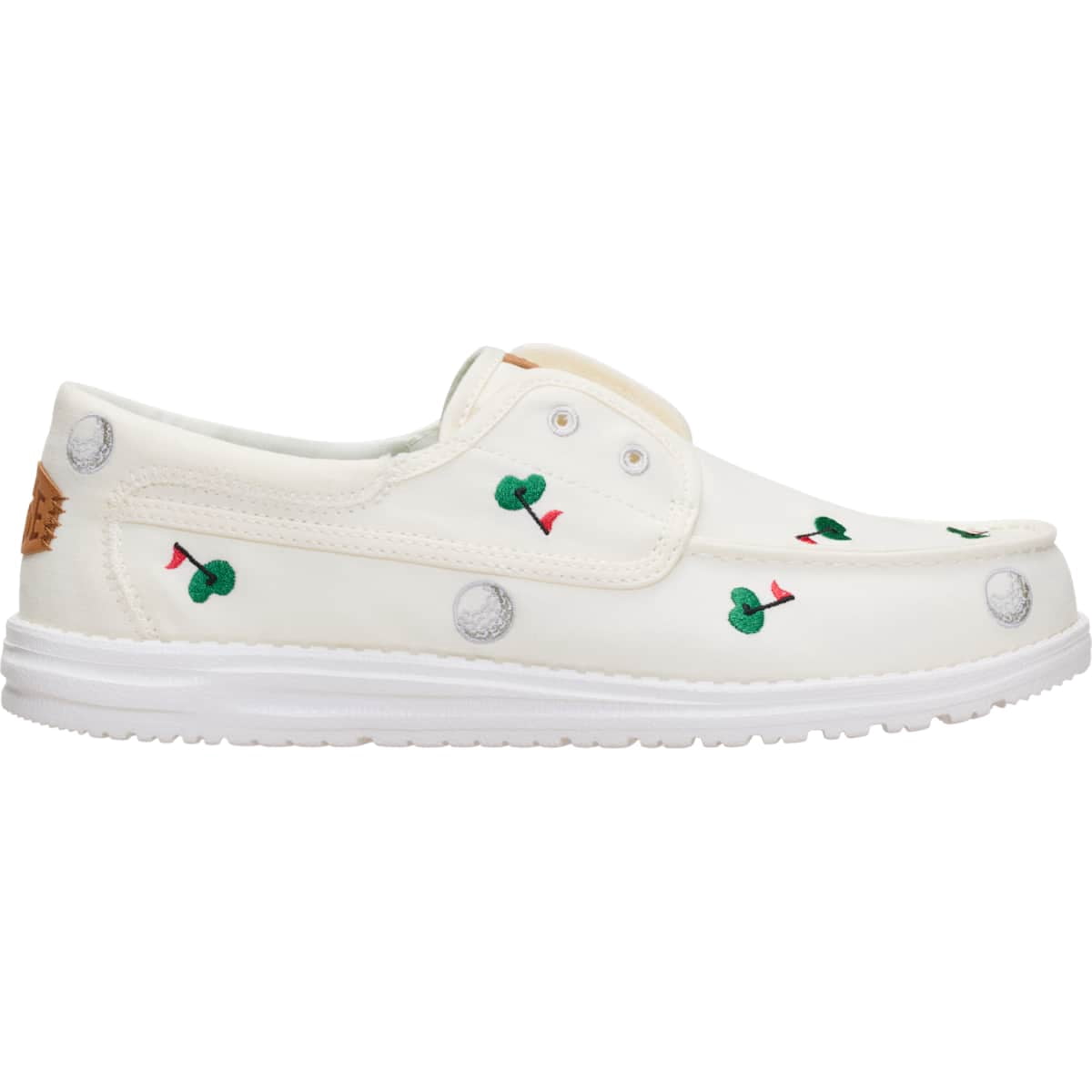 HEYDUDE Men Wally Cru Embroidered, Green/Multi, 11