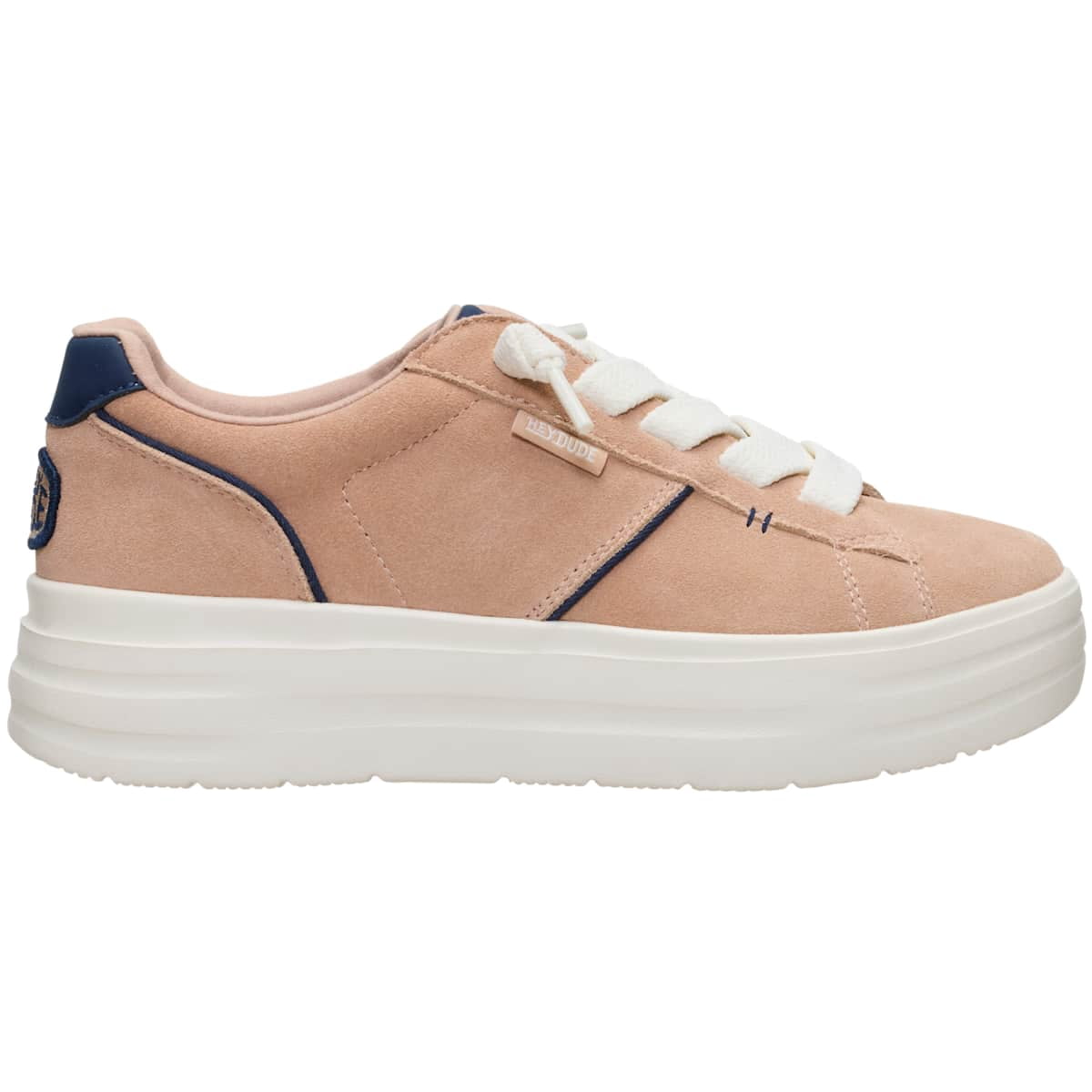 HEYDUDE Women Karina DBL Duo Suede, Pale Lilac/Multi, 9