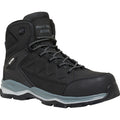 Hard Yakka Atomic Hybrid Men's Composite Toe Static-Dissipative Puncture-Resisting Side Zip Work Hiker, Black, Size 9(D)