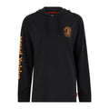 Hard Yakka Heritage Icon Lightweight Men's Regular Fit Hoodie Shirt, Black, Size Small(BLK)