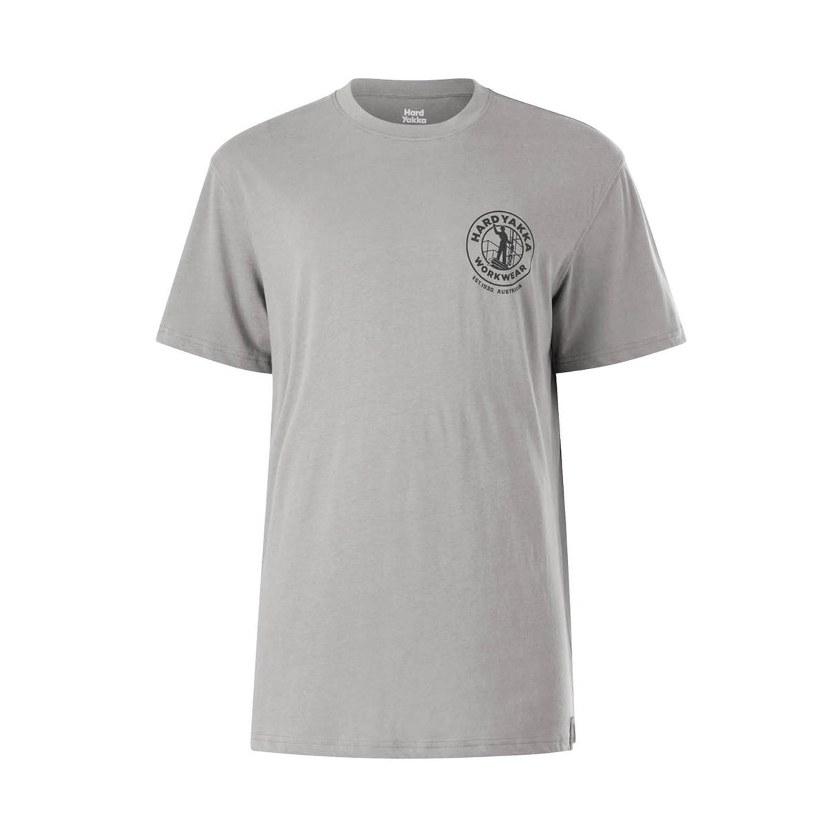 Hard Yakka Heritage Icon Men's Regular Fit Short Sleeve T-Shirt, Stone, Size XL(STN)
