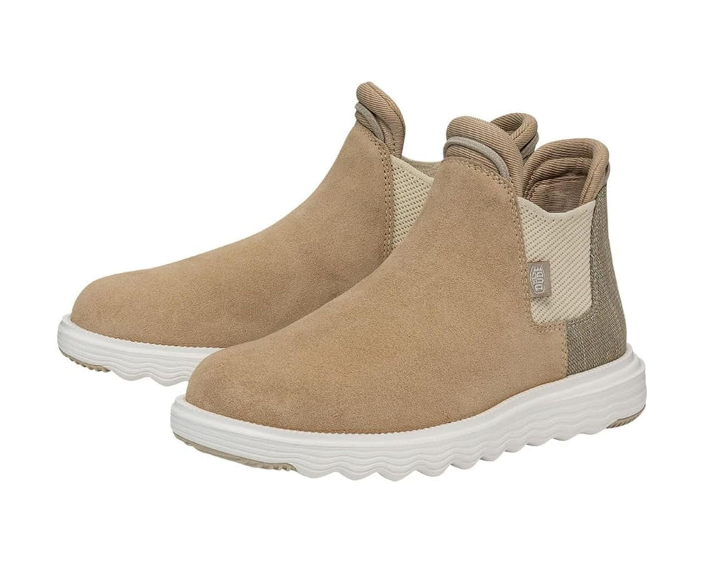 Hey Dude Branson Suede Boot (Tan) Women's Shoes 8 M