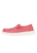 Hey Dude Wendy Stretch Canvas Washed Red Size 9, Women’s Shoes, Women’s Slip-on Loafers, Comfortable & Light-Weight