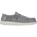 HEYDUDE Men Wally Stretch Sox Wide, Gray, 10