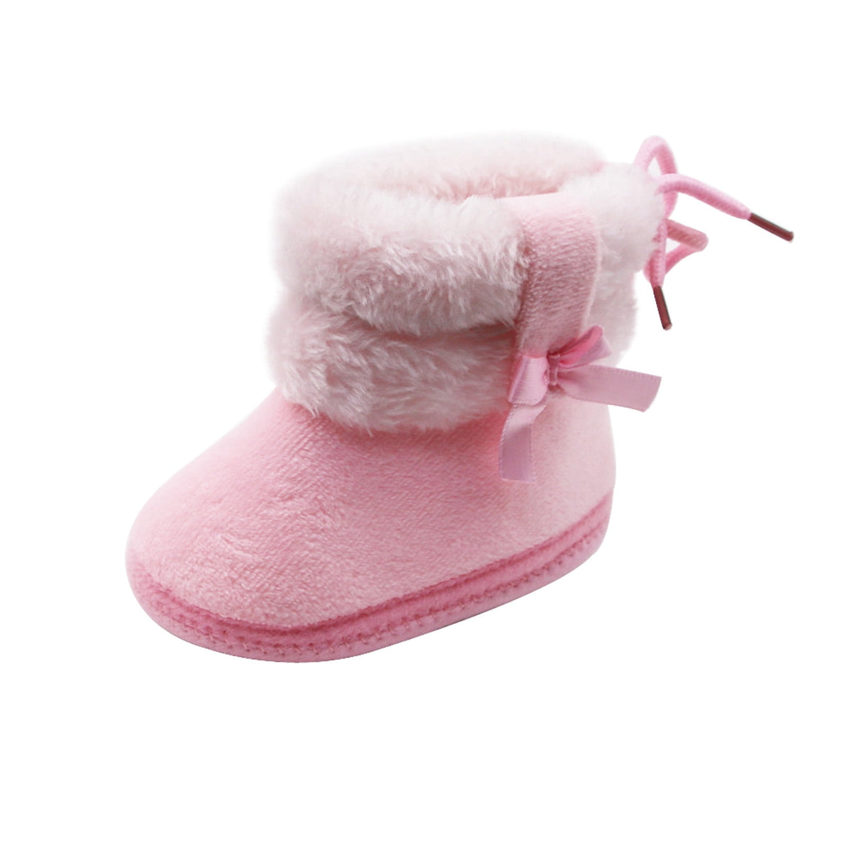 Infant Unisex Warm Boots Baby Winter Ankle Non-Slip Rubber Texture Sole Toddler Winter Snow Crib Shoes