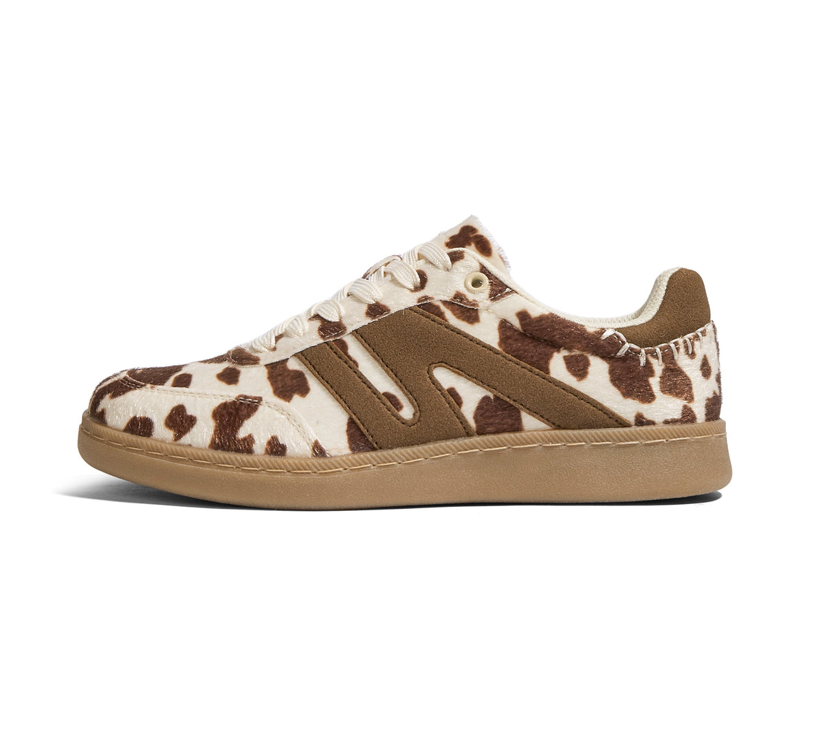 LUCKY STEP Womens Classic Retro Gum Sole Fashion Sneakers Anti Slip Casual Shoes,Dark Brown