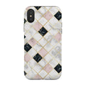 Marble Geometry III Tough Case for iPhone XS & X
