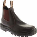 Mens Leather Pull On Dress Boots