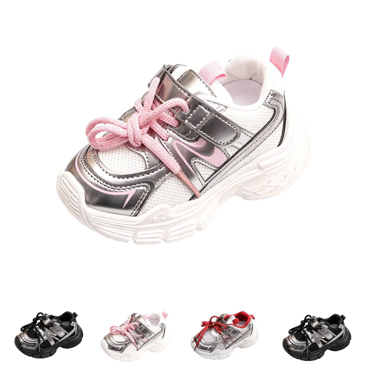 Retro Y2K Chunky Sneakers for Women Breathable Mesh Lightweight Platform Walking Shoes Trendy Athletic Trainers for Casual Streetwear All Day Comfort Grey Red Black 22