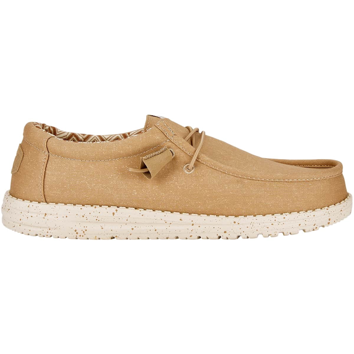 HEYDUDE Men Wally Stretch Canvas, Light Grey, 8