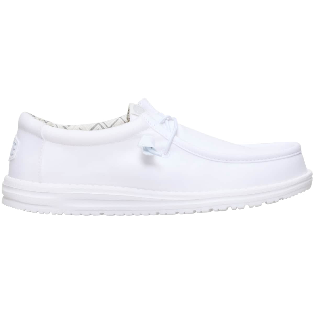 HEYDUDE Men Wally Stretch Canvas, Light Grey, 8