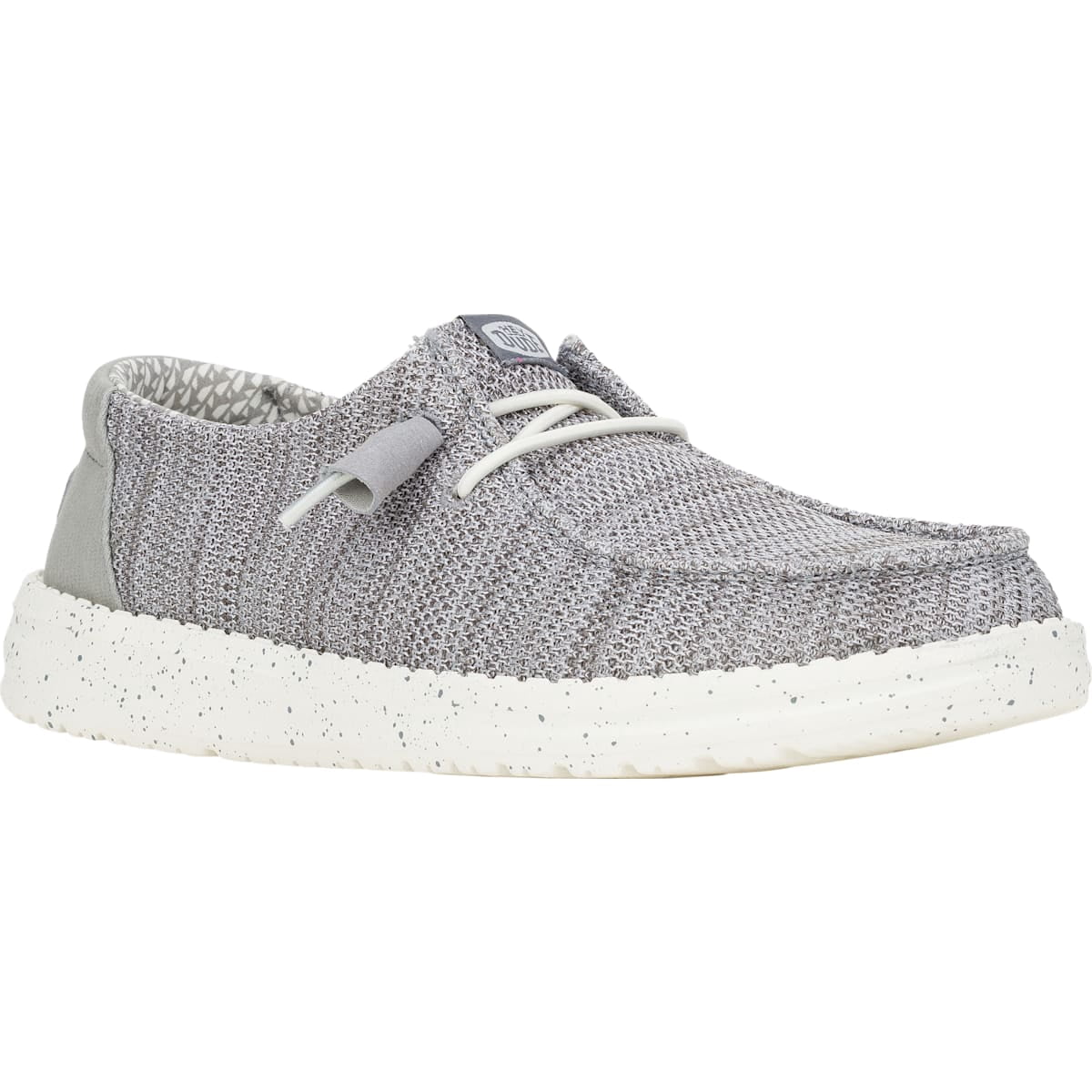 HEYDUDE Wendy Stretch Sox Wide, Light Grey, 8