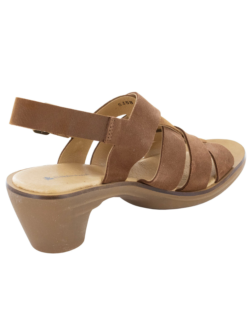 El Naturalista Womens Aqua N5358 Heeled Sandal Shoes, Wood, EU 38 / US 8