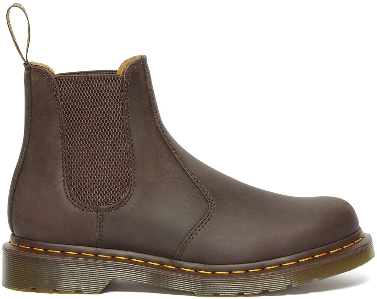 Dr. Martens Unisex-Adult Chelsea Boot 10 Women/9 Men Dark Brown Crazy Horse
