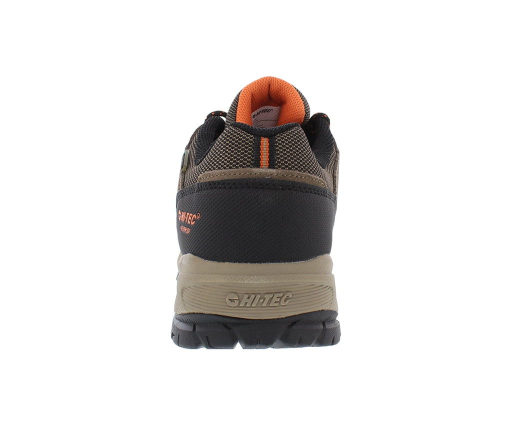 Hi-Tec Men's Ridge Low Waterproof I Brown Ankle-High Leather Hiking Shoes