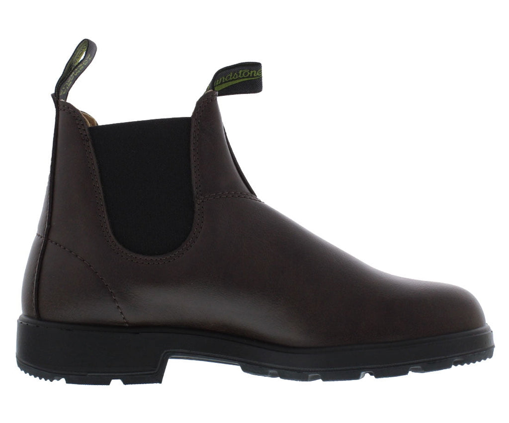 Blundstone Elastic Sided Vegan Boot Leather Mens Shoes Size 9.5, Color: Brown