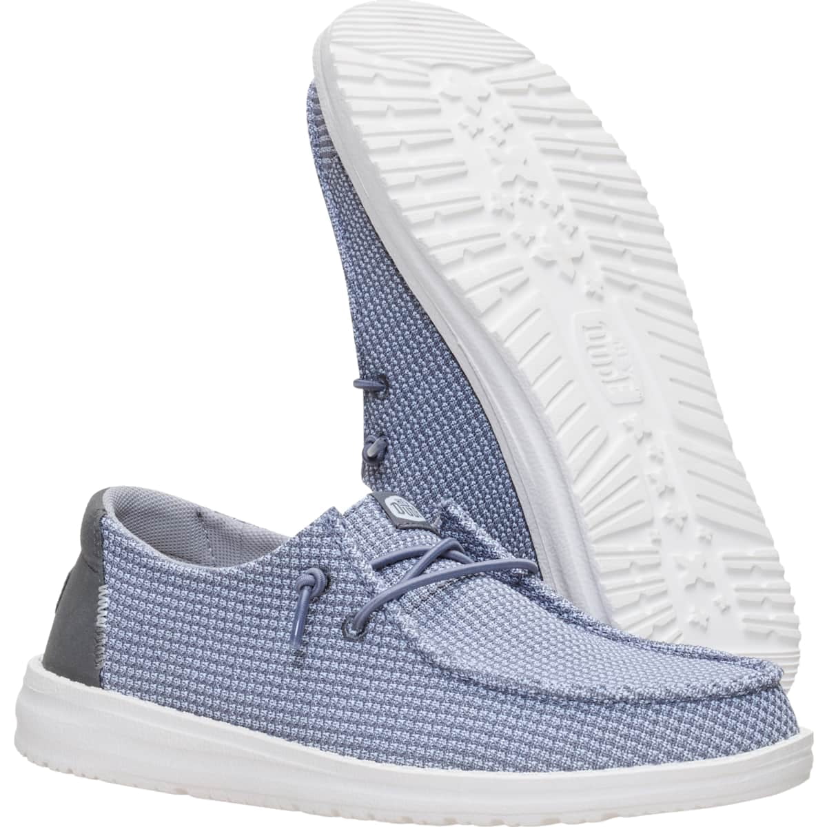 HEYDUDE Women Wendy Mesh Grey, Grey