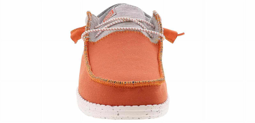 Heydude Wally Tri Varsity Orange Casual Shoe | 40170-810