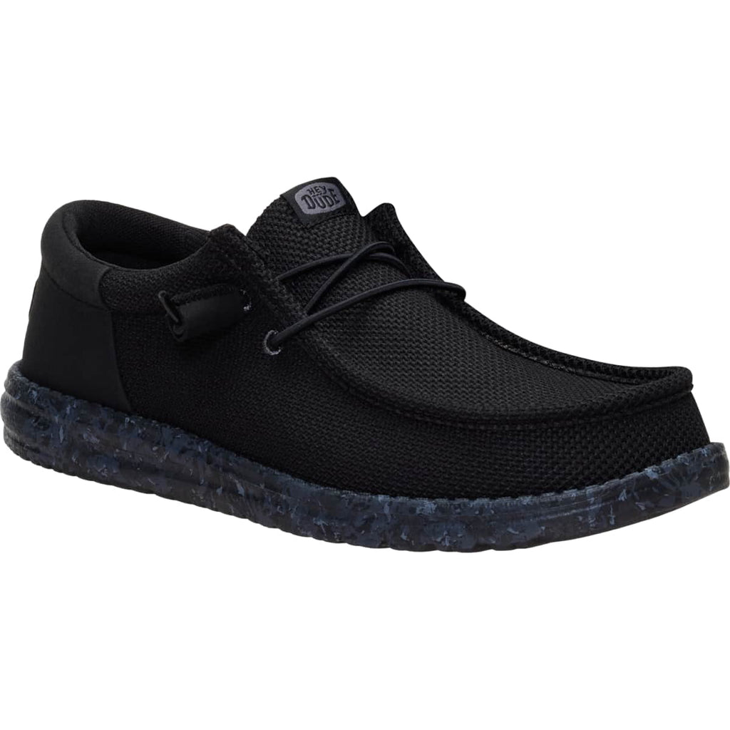 HEYDUDE Men Wally Funk Mesh Field Camo, Black, 10