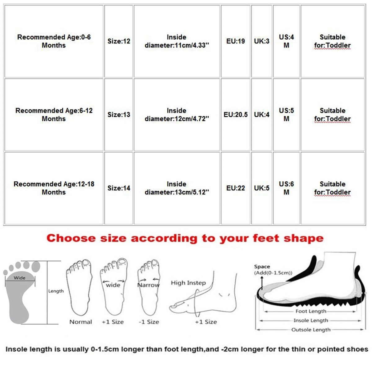 Infant Unisex Warm Boots Baby Winter Ankle Non-Slip Rubber Texture Sole Toddler Winter Snow Crib Shoes