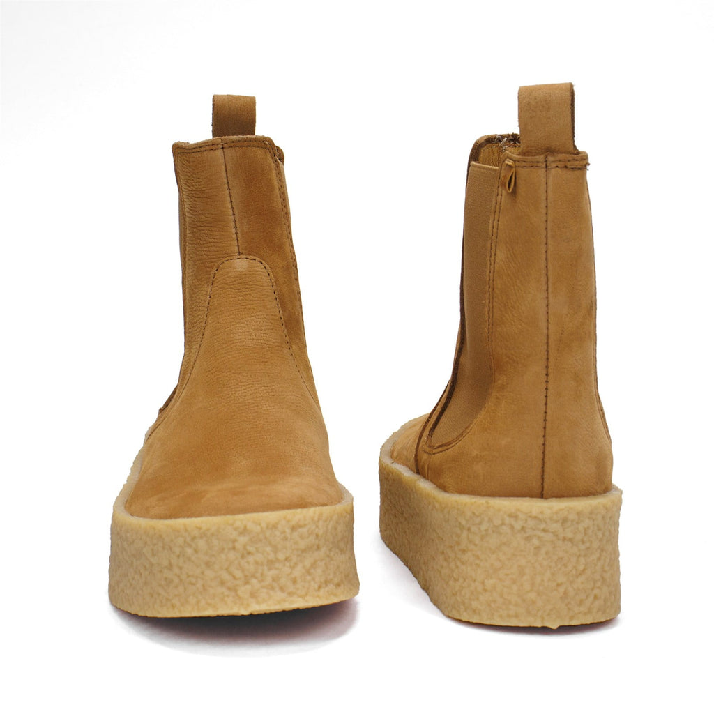 El Naturalista Women's Dolmen Platform Ankle Boots, Pleasant Honey,8 M US