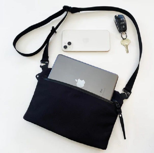 Black Ember Sacoche Bag
