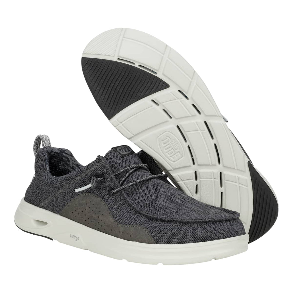 HEYDUDE Men HEYDUDE Mens Wally Hey2O Mesh, Monument Grey/Dawn Blue, 11, Monument Grey/Dawn Blue, 11