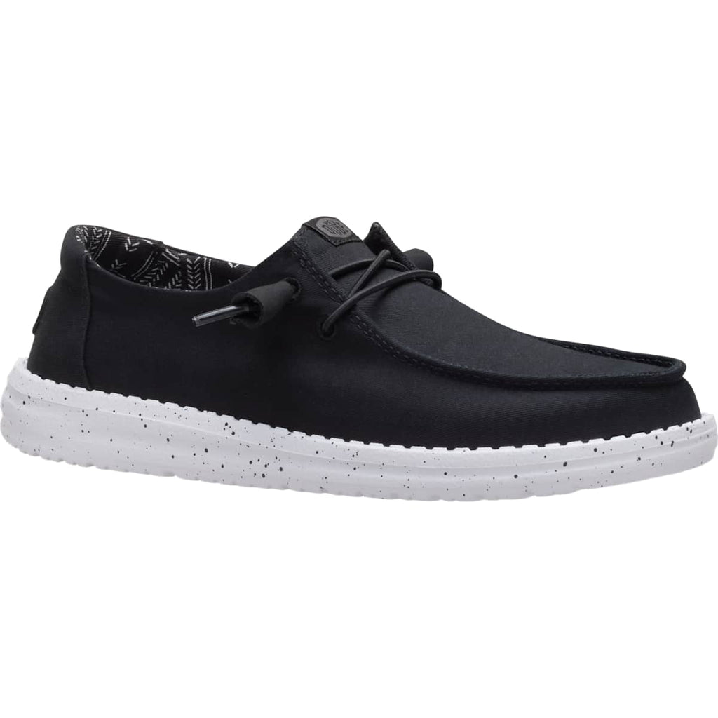 HEYDUDE Women Wendy Stretch Canvas, White, 9