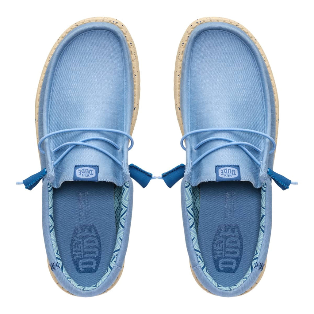 HEYDUDE Men Wally Stretch Canvas, Navy, 7