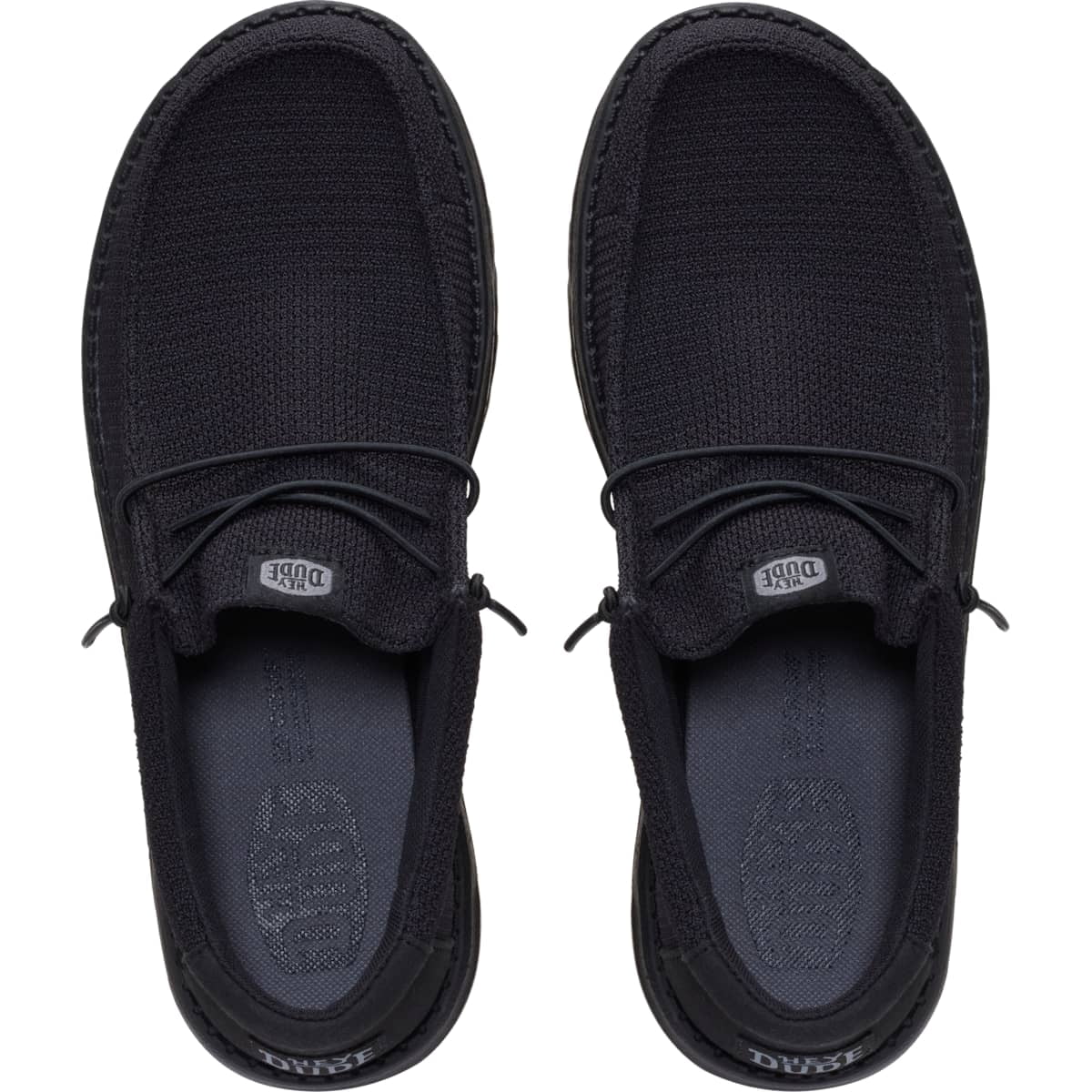 HEYDUDE Men Wally Mesh, Black Mono, 12