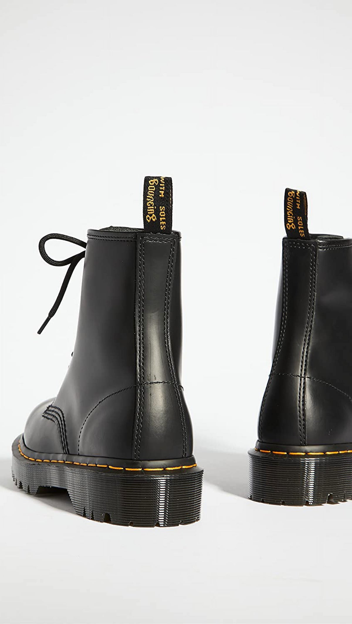Dr. Martens 1460 Bex Platform Combat Boots, Black, Men’s 5 / Women’s 6