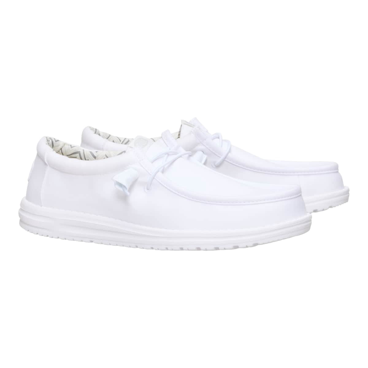 HEYDUDE Men Wally Stretch Canvas, Stone White, 9