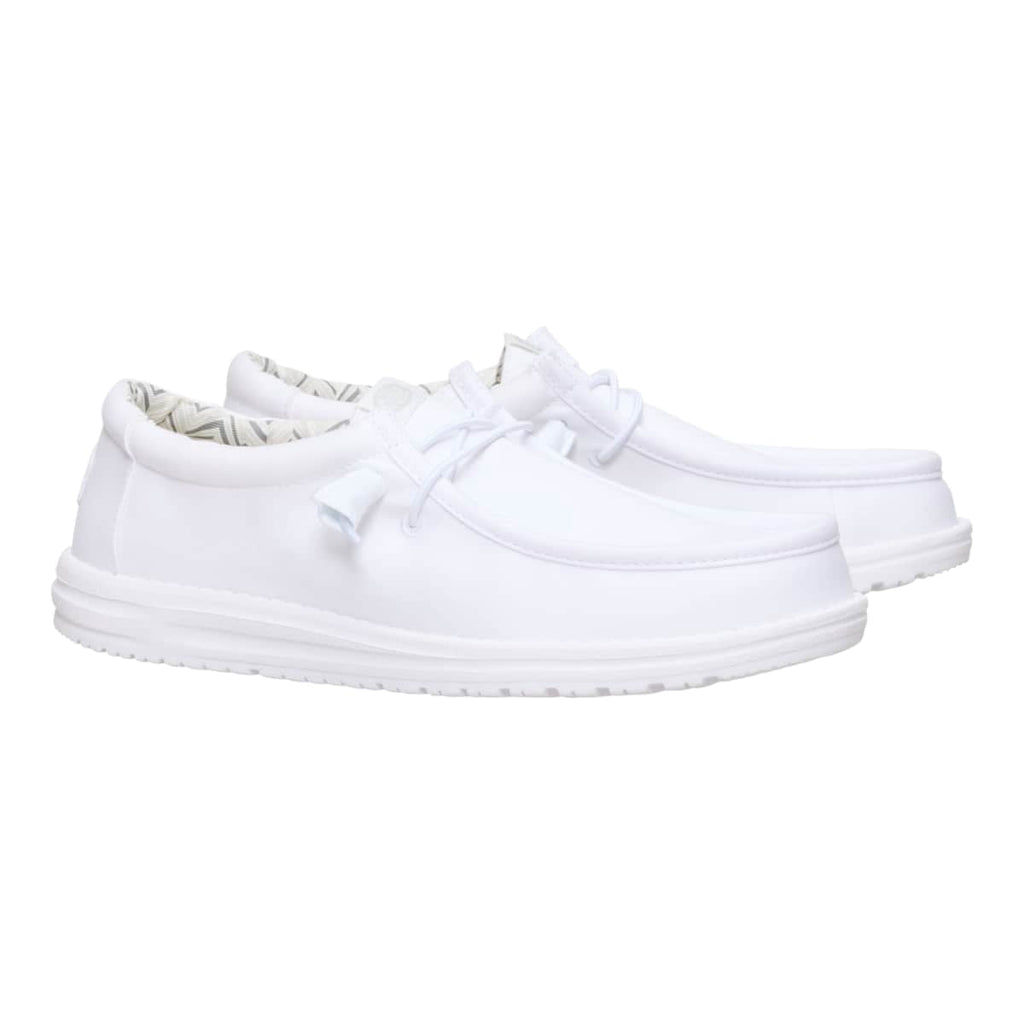 HEYDUDE Men Wally Stretch Canvas, Light Grey, 8