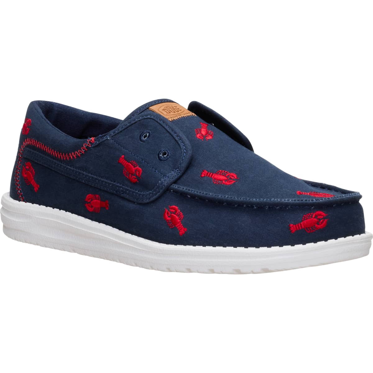 HEYDUDE Men Wally Cru Embroidered, Green/Multi, 11