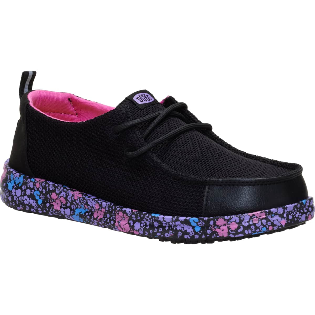 HEYDUDE Women Wendy Work CE Slip Resistant, Black, 8