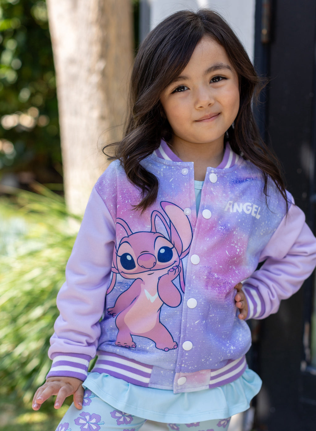 Disney Girls Bomber Jacket Minnie Mouse Colorblock Varsity Lightweight Sweatshirts Gift Fall Spring Sizes 3-10