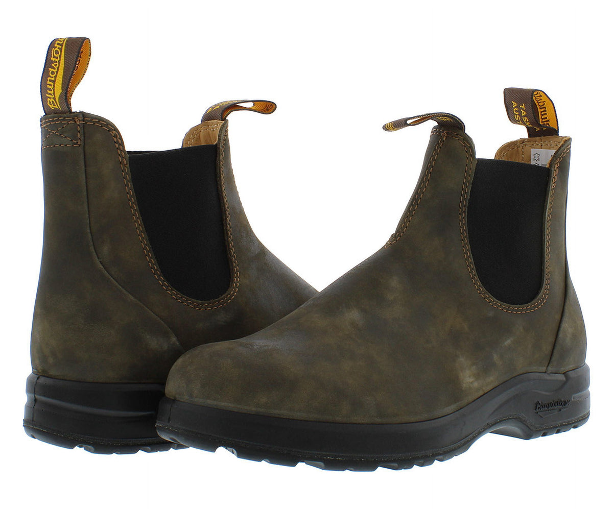 Blundstone 2056 All Terrain Elastic Sided Boot Unisex Shoes Size 4.5, Color: Rustic Brown