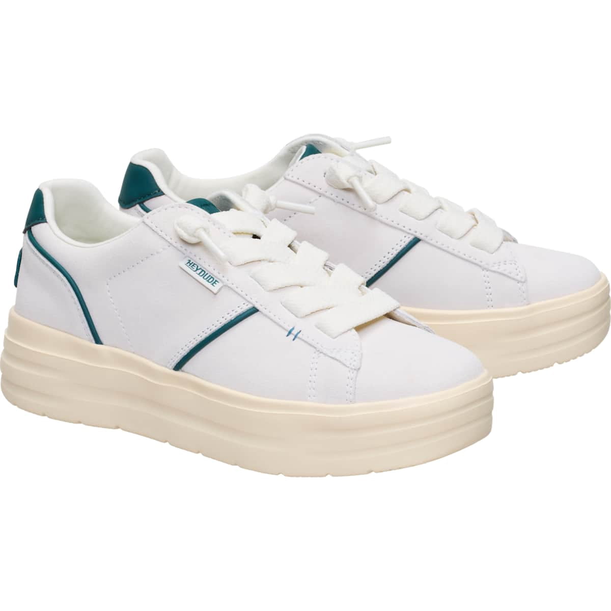 HEYDUDE Women Karina DBL Duo Suede, Pale Lilac/Multi, 9