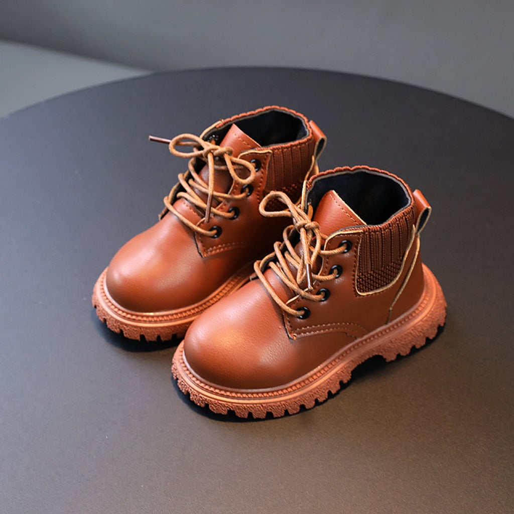 Boots Gift for Boys Girls Ankle Boots Lace Up Work Boot Booties for Little/Big Kids Save Big