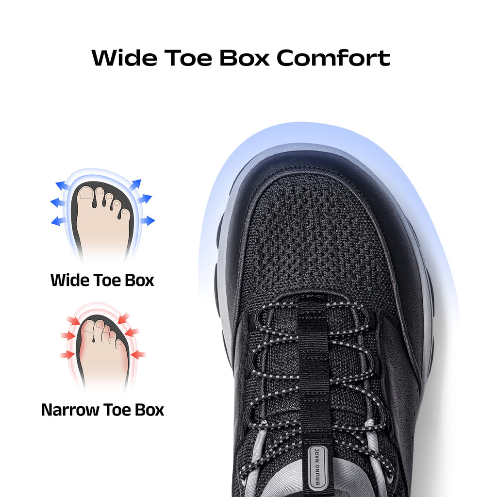 Bruno Marc Men's Hands Free Slip-on Loafers Waterproof Wide Toe Box Non-Slip Walking Sneakers Lightweight Comfortable Casual Shoes