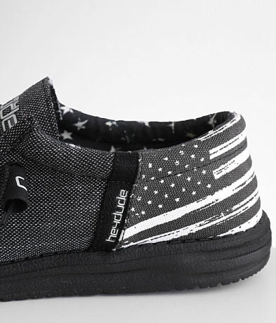 Hey Dude Wally Funk Break Patriotic Youth Shoes